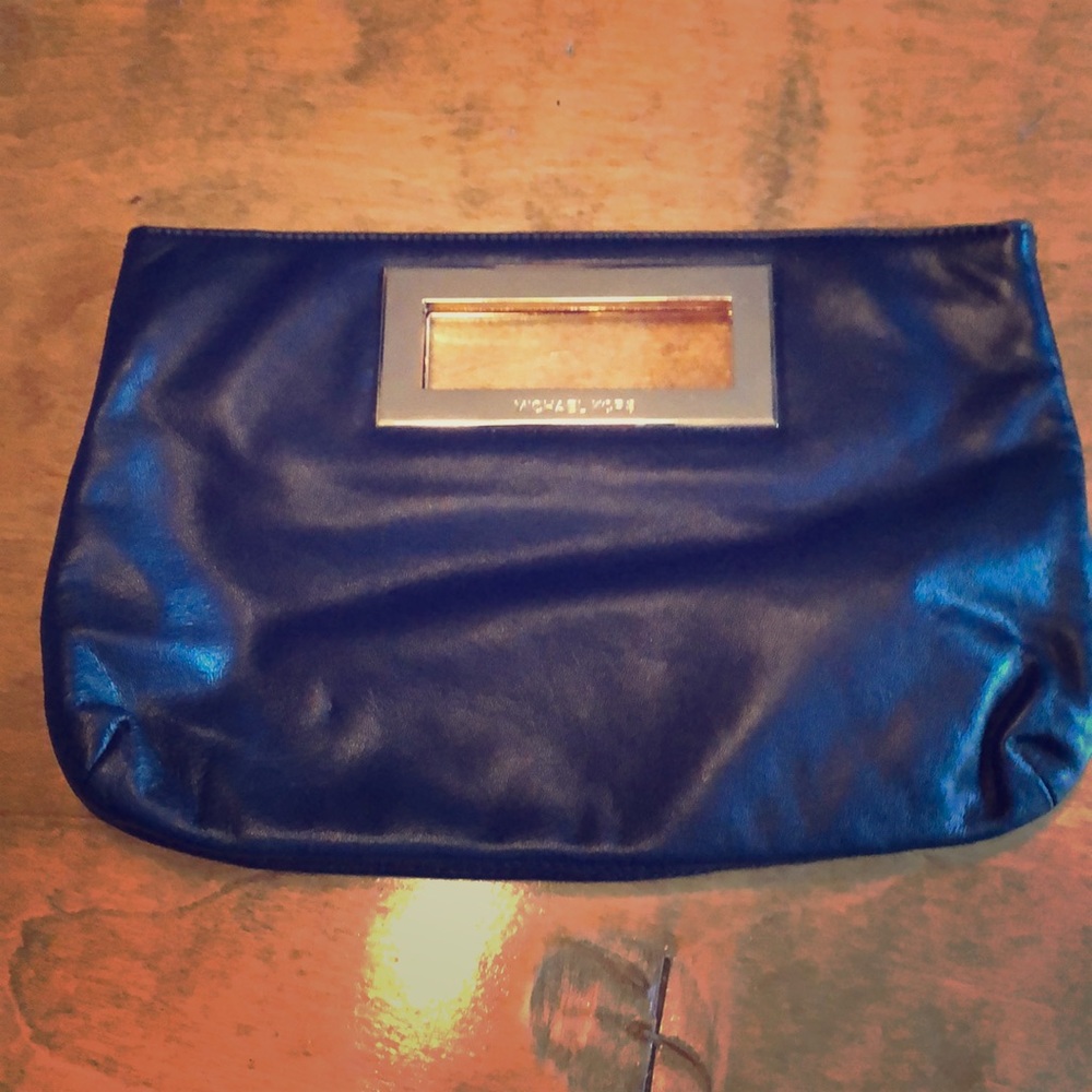Black Leather Michael Kors Bag